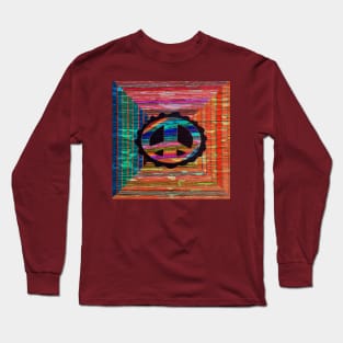 Psychedelic Peace Doodle Long Sleeve T-Shirt